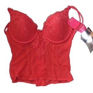 Lily of France Scarlet Lace Corset